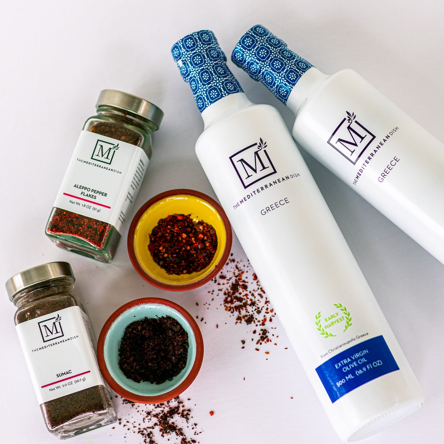 Mediterranean Essentials Olive Oil & Spice Set