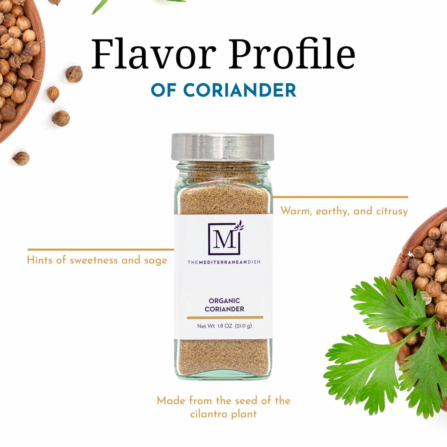 Coriander, Ground Organic