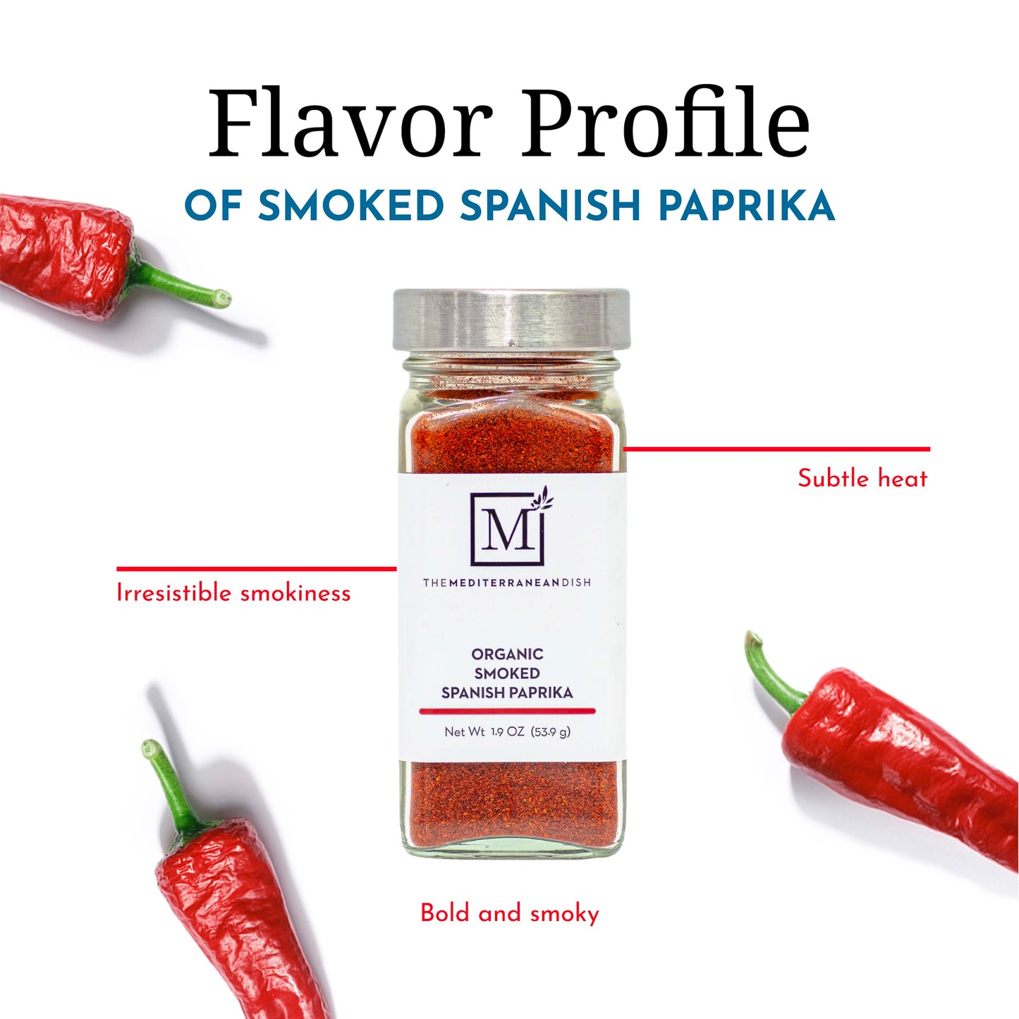 Smoked Spanish Paprika, Organic