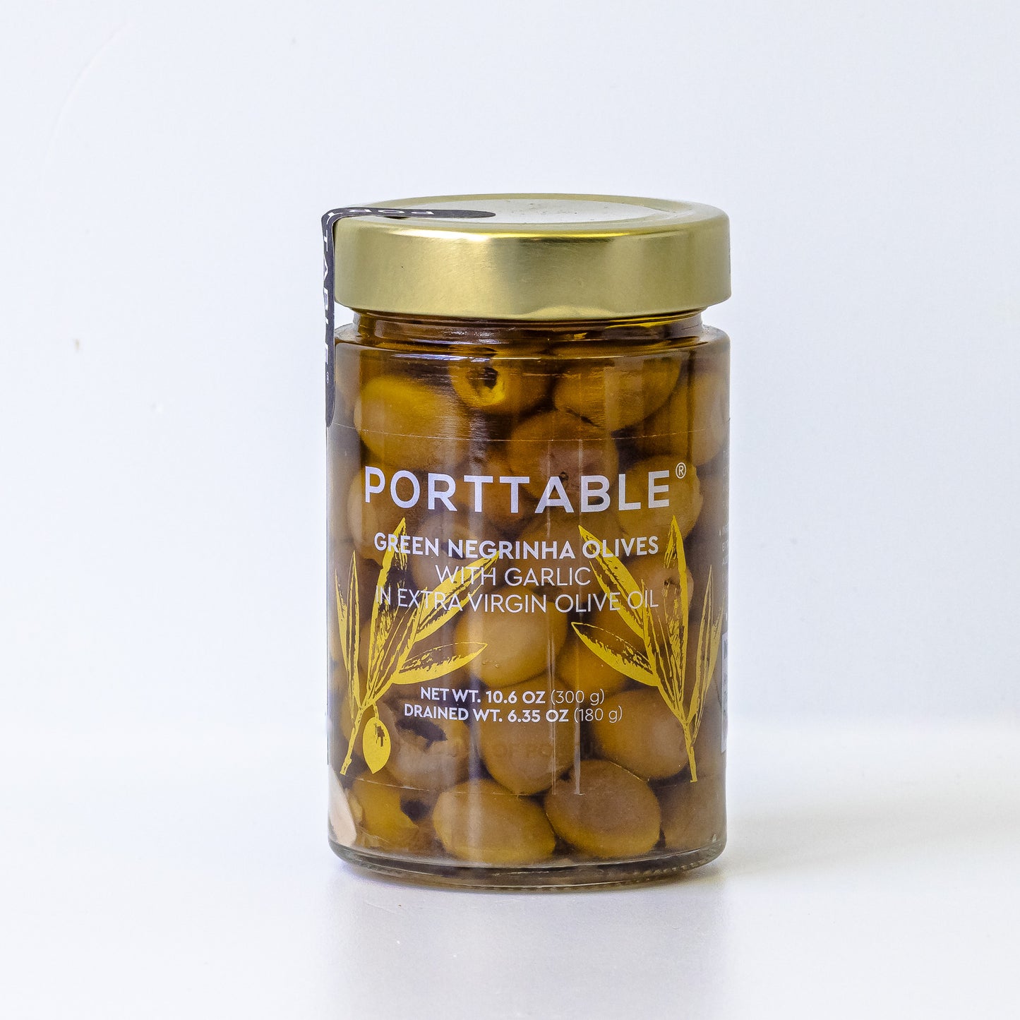 Green Negrinha Olives with Garlic