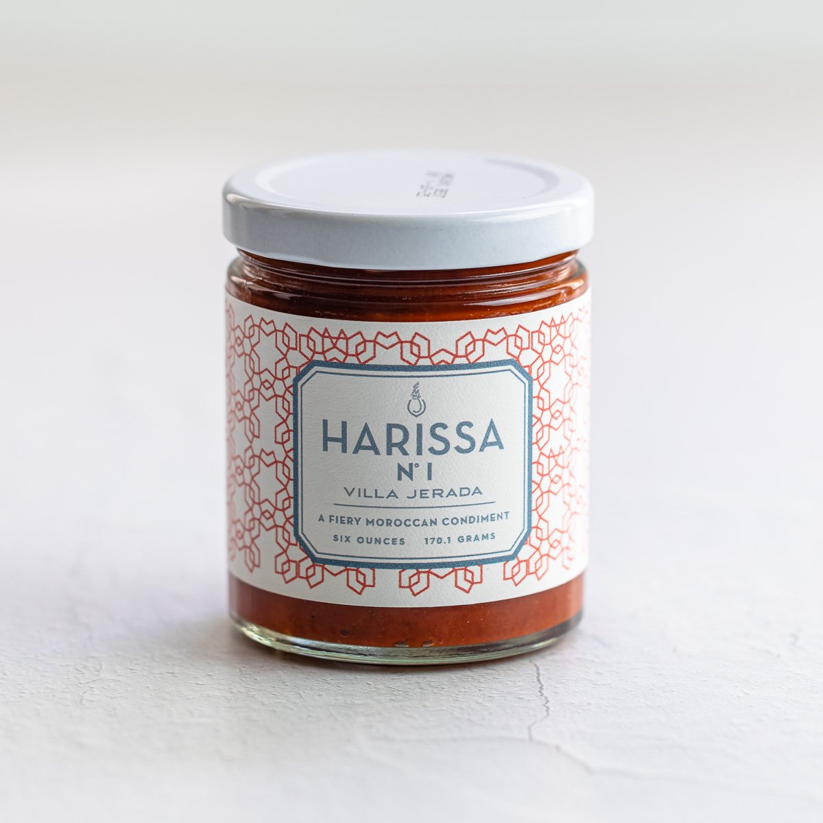 Jar of harissa paste