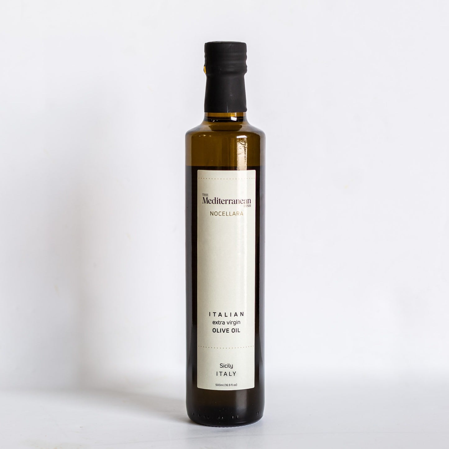 A bottle of nocellara olive oil