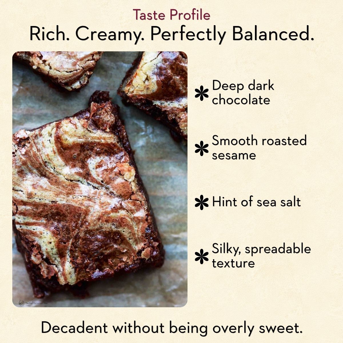 Dark Chocolate Sea Salt Tahini Sweet Spread