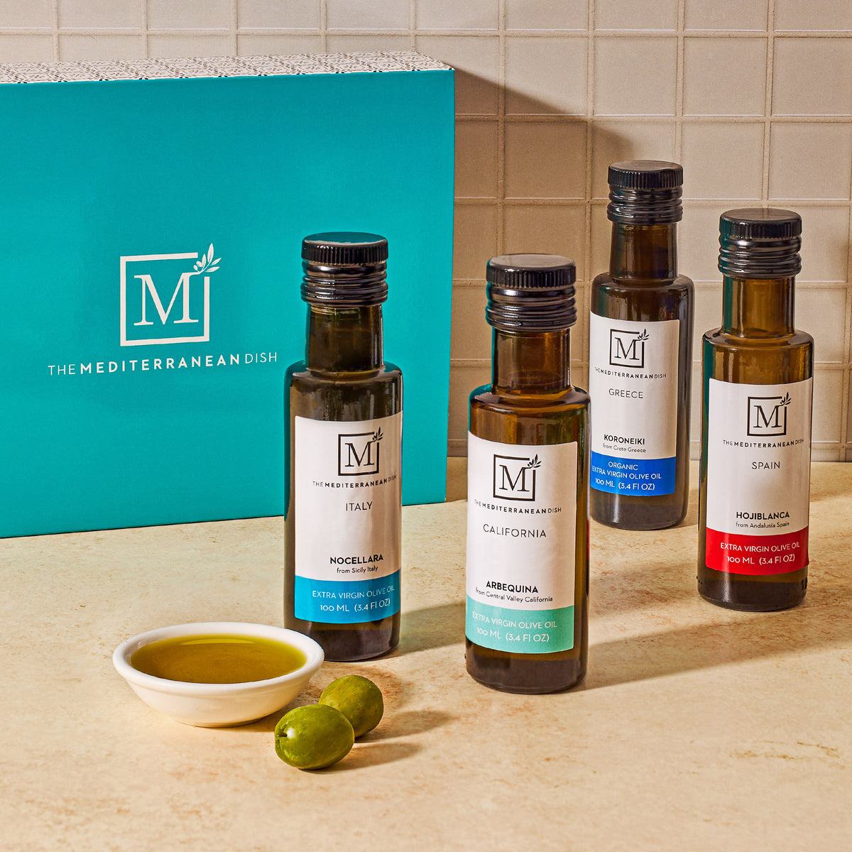 Mini Olive Oil Sampler Set | The Mediterranean Dish