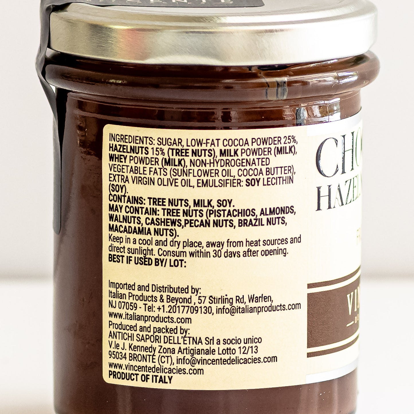 Sicilian Chocolate Hazelnut Cream