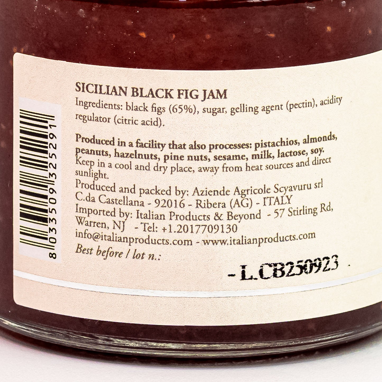 Sicilian Black Fig Jam
