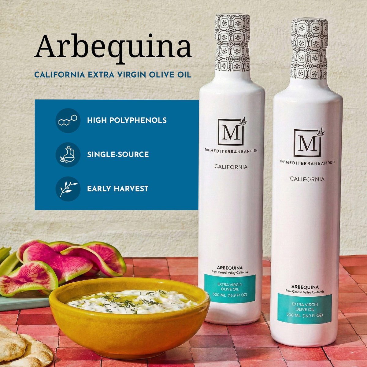 Arbequina Extra Virgin Olive Oil | The Mediterranean Dish Shop