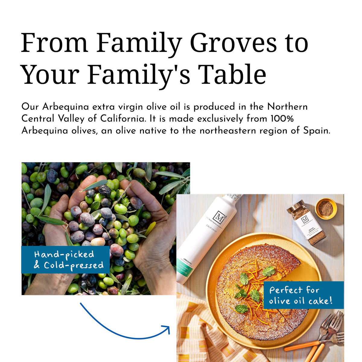 Arbequina Extra Virgin Olive Oil | The Mediterranean Dish Shop