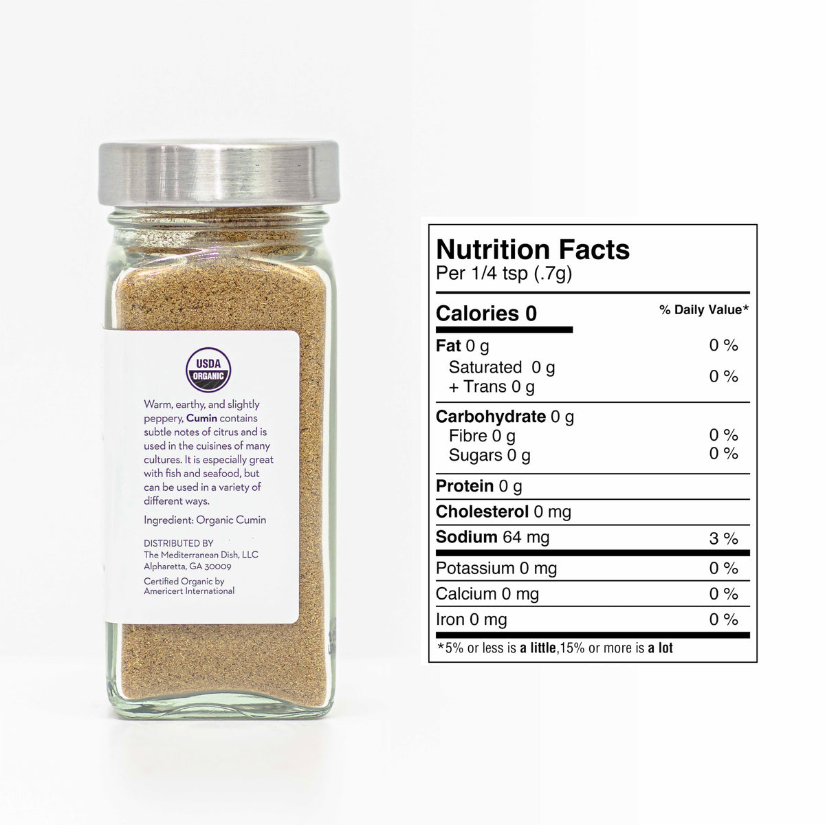 Organic Ground Cumin | Cumin Spice | The Mediterranean Dish Shop