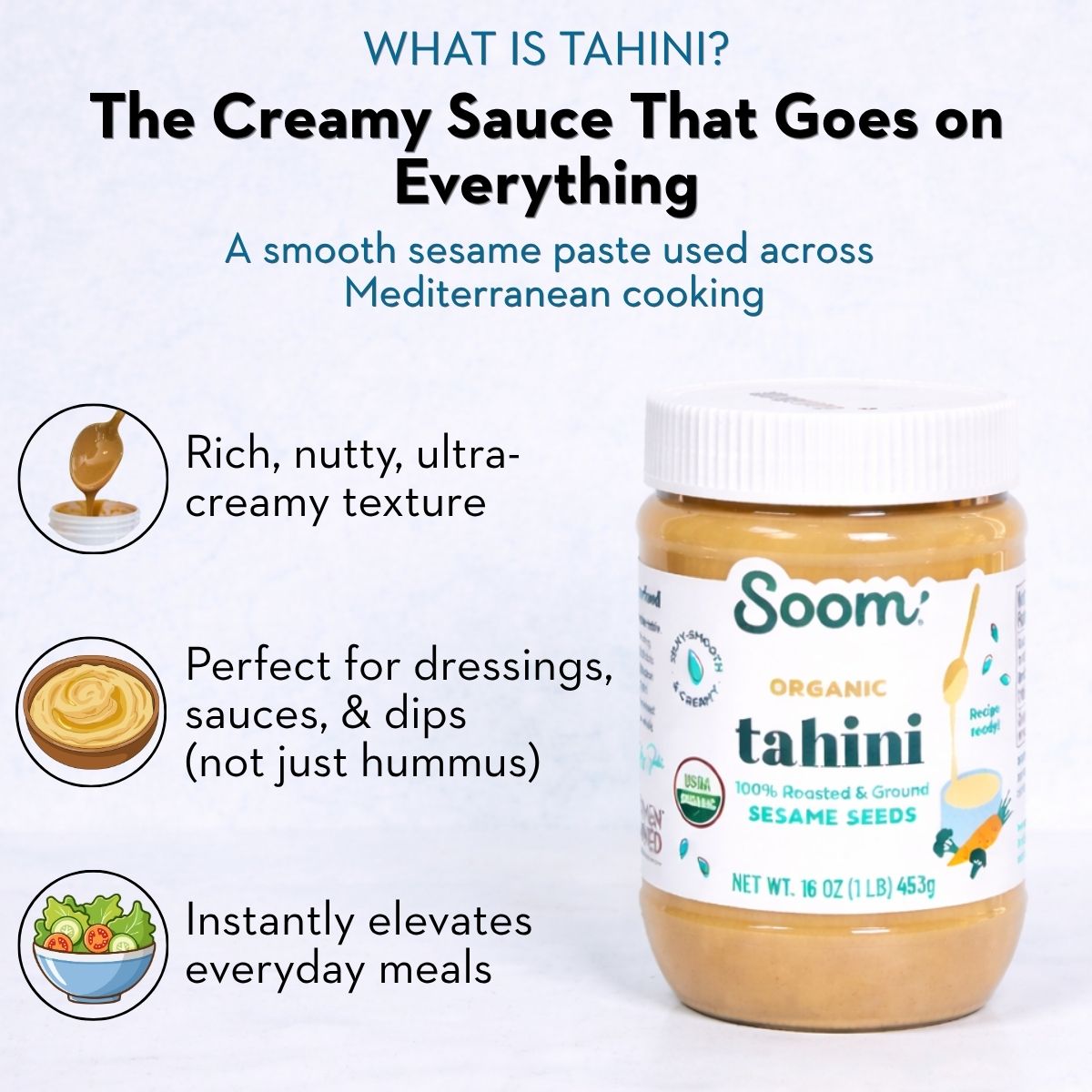 Organic Tahini by Soom