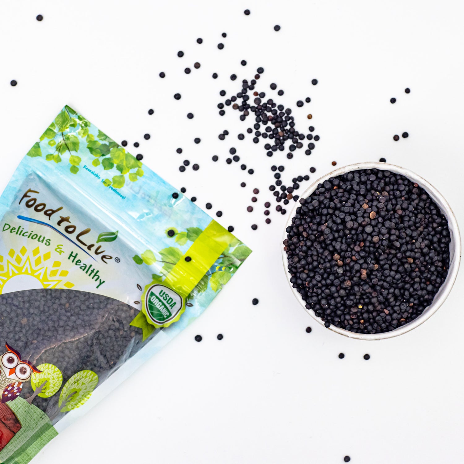 Black Lentils, Organic – The Mediterranean Dish