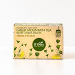 Greek Mountain Tea with Citrus Fruits