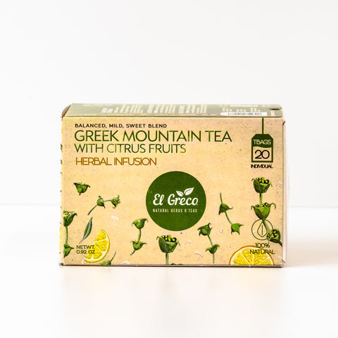 Greek Mountain Tea Citrus Fruits