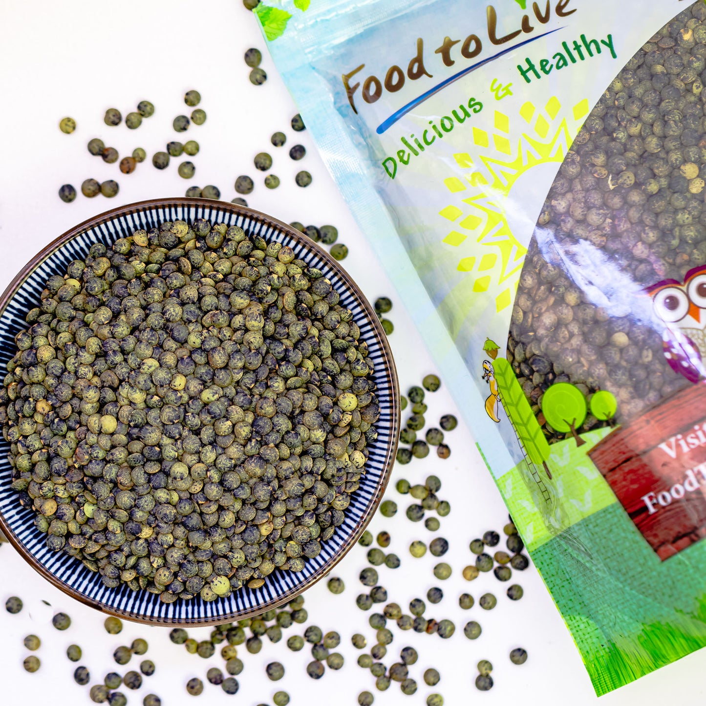 French Green Lentils, Organic