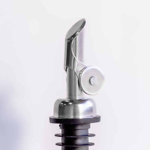 Olive oil pour spout - silver